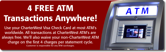 4 Free ATM Transactions